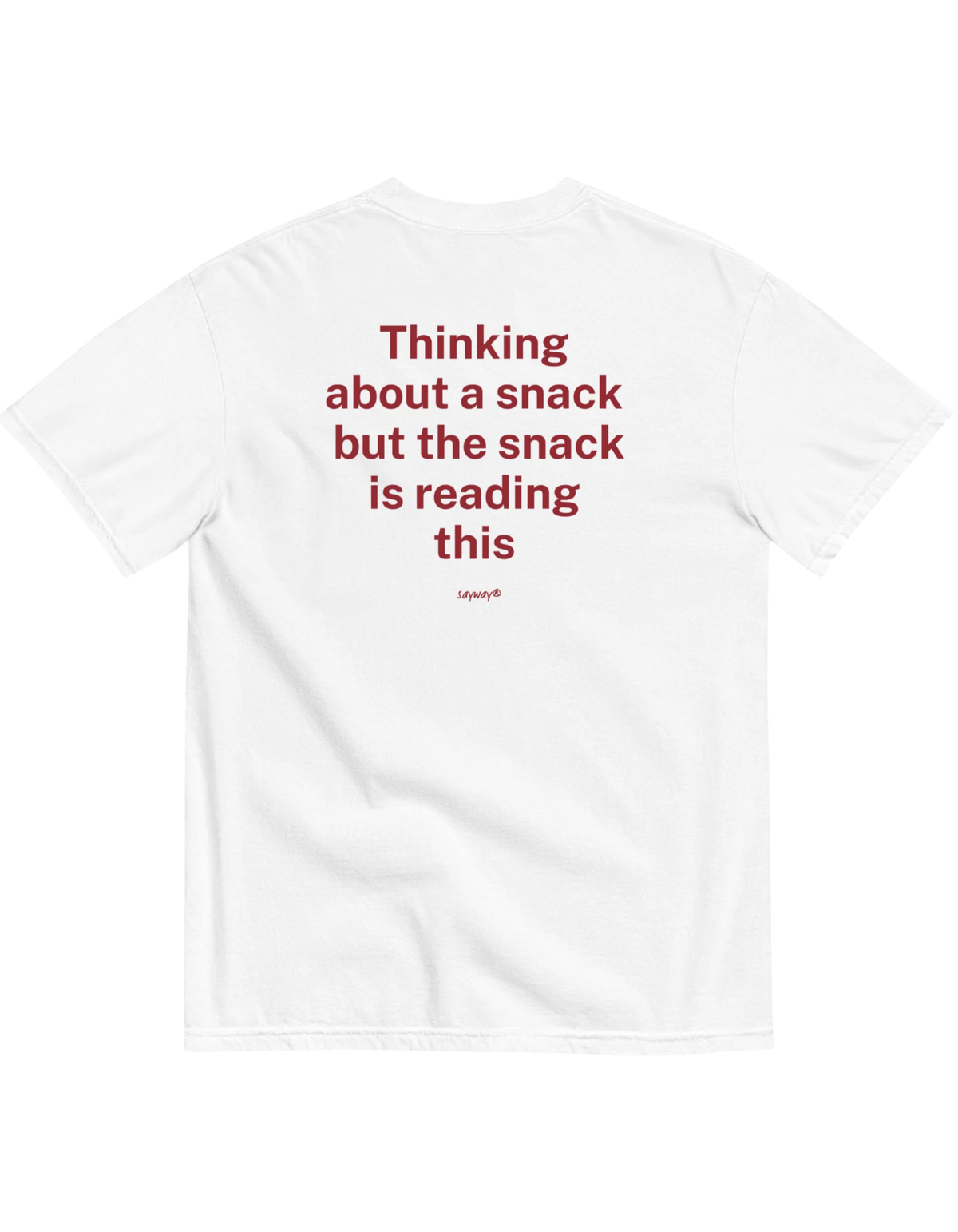 THINKING ABOUT A SNACK