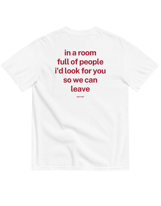 IN A ROOM FULL OF PEOPLE